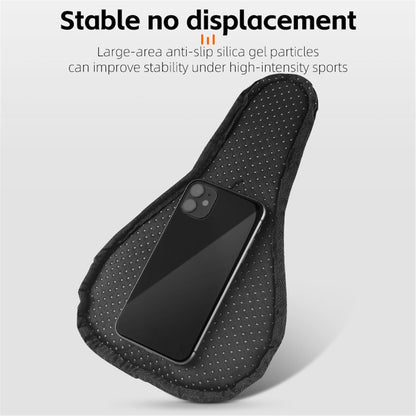 WEST BIKING YP0801184 Bike Cushion Seat Cover Silicone+Lycra Fiber+Sponge Shock-resistant MTB Seat Cushion for Cycling