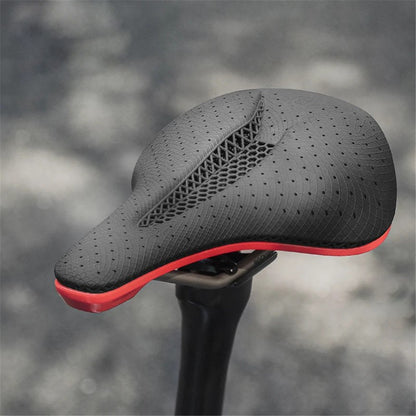 ROCKBROS 3D Printing Bike Cycling Saddle Polyurethane Breathable Bicycle Seat Cushion