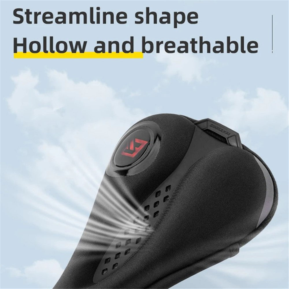 ROCKBROS Bike Silicone Cushion Seat Cover Thickened Shock-resistant MTB Seat Cushion for Cycling