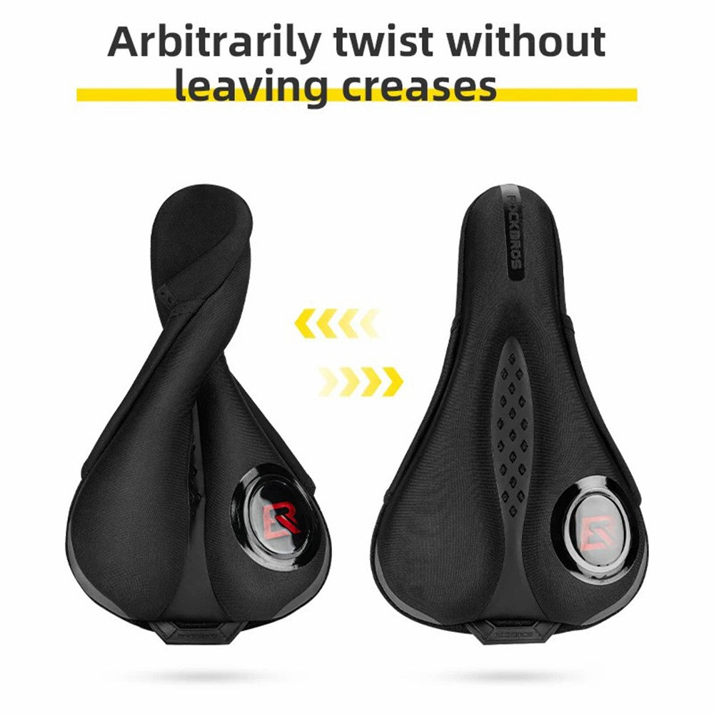 ROCKBROS Bike Silicone Cushion Seat Cover Thickened Shock-resistant MTB Seat Cushion for Cycling