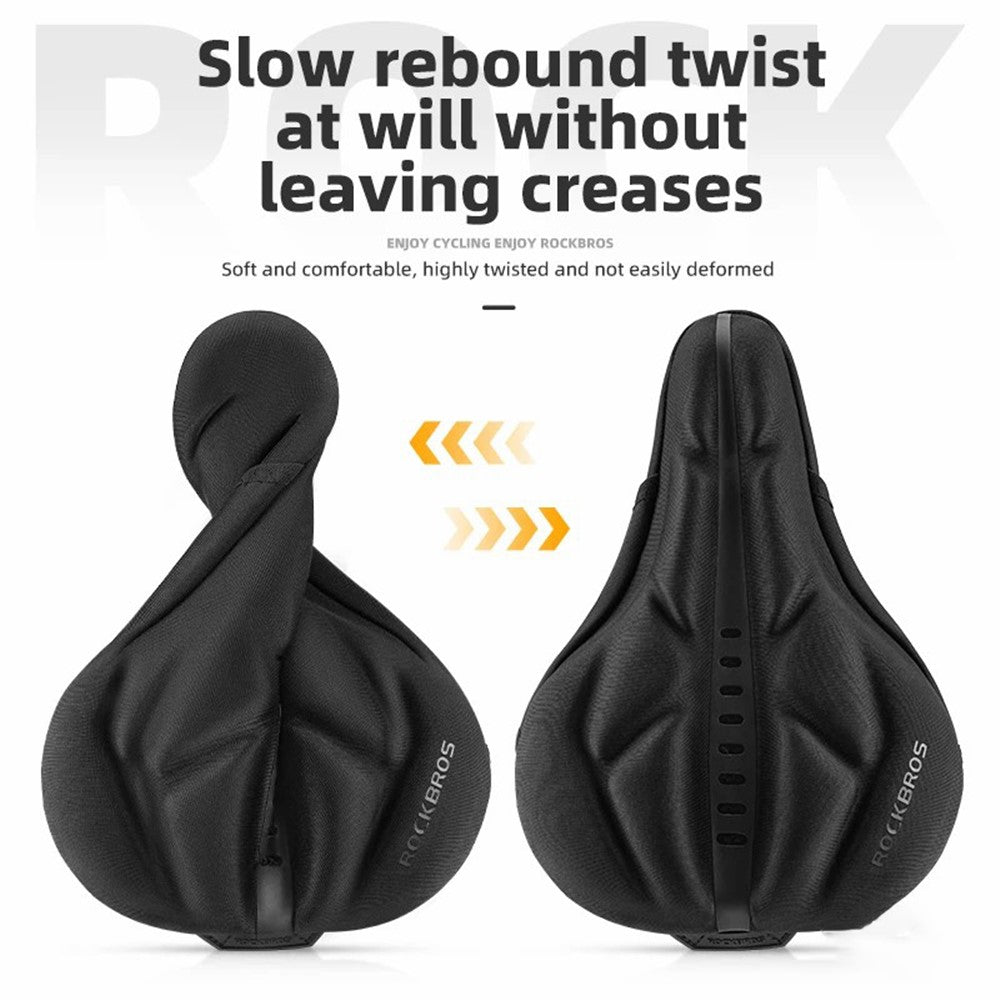 ROCKBROS LF0278 MTB Electric Bike Cushion Memory Foam Seat Cover Bicycle Seat Cushion for Cycling