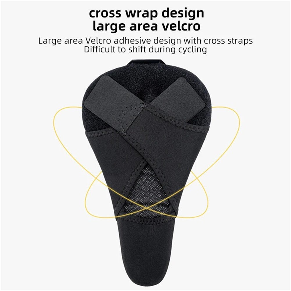 ROCKBROS Bike Cycling Saddle Cover Shock-absorption Silicone Bicycle Seat Cushion