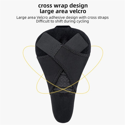 ROCKBROS Bike Cycling Saddle Cover Shock-absorption Silicone Bicycle Seat Cushion