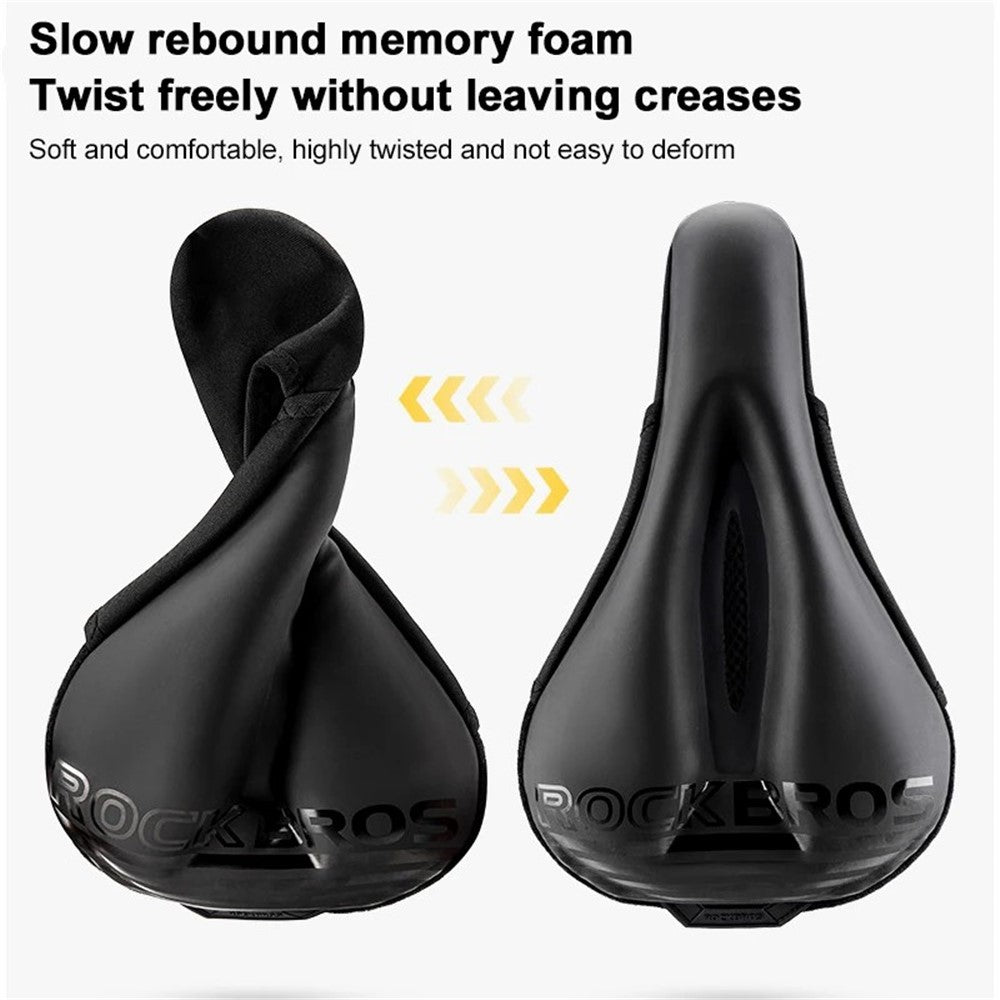 ROCKBROS Bike Cycling Saddle Cover Shock-absorption Silicone Bicycle Seat Cushion