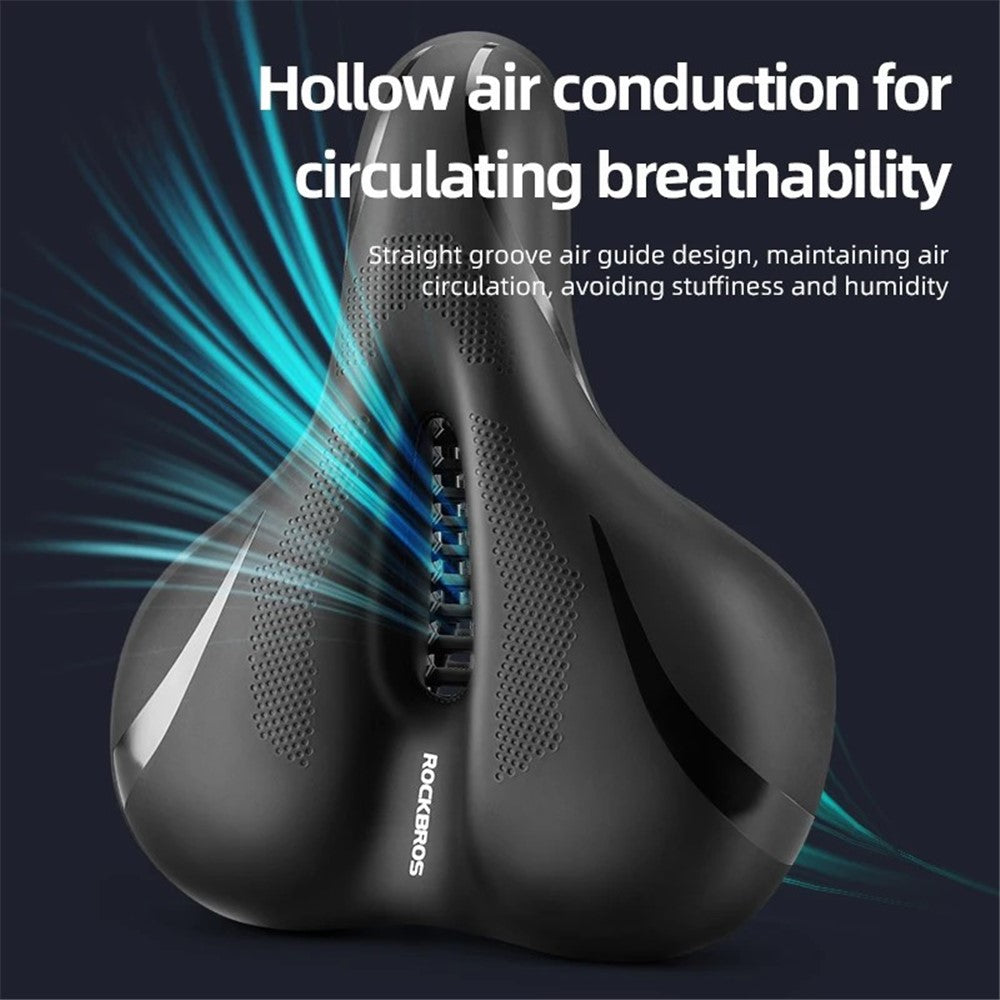 ROCKBROS Bike Cycling Saddle Breathable Shock Absorption Bicycle Seat Cushion