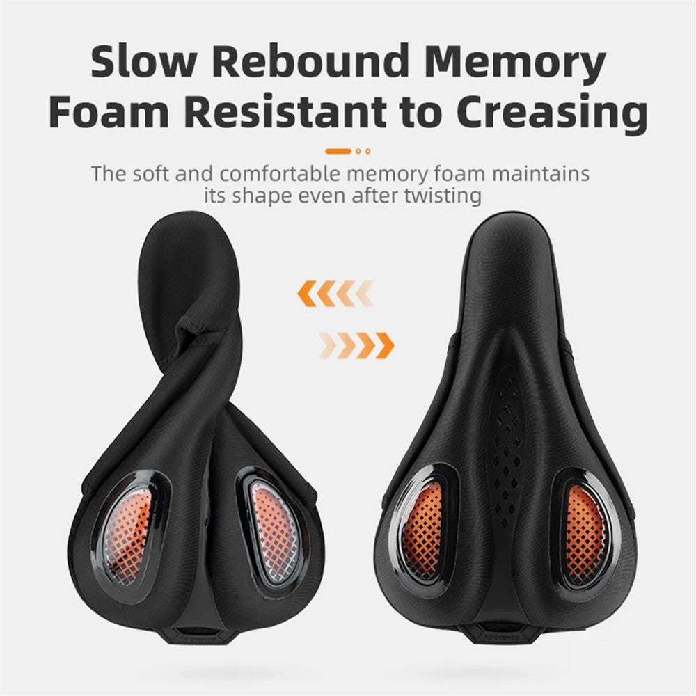 ROCKBROS G00 Bike Saddle Cover Thicken Silicone Breathable Shock-absorption Bicycle Seat Cushion