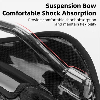 ROCKBROS Microfiber Leather+Carbon Fiber Bike Seat Saddle Breathable Bicycle Seat Cushion