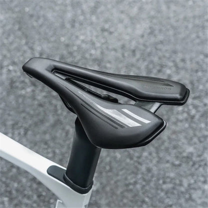 ROCKBROS 38210060001 PU Leather + Shock-Absorbing Sponge Bike Seat Hollow Bicycle Saddle