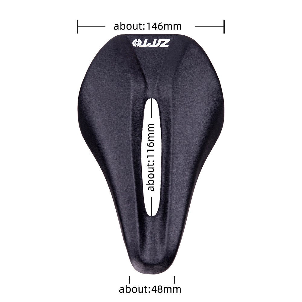 ZTTO 1138 EVA+Microfiber Leather Bike Saddle Hollow Breathable MTB Road Bicycle Seat Cushion