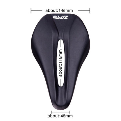 ZTTO 1138 EVA+Microfiber Leather Bike Saddle Hollow Breathable MTB Road Bicycle Seat Cushion