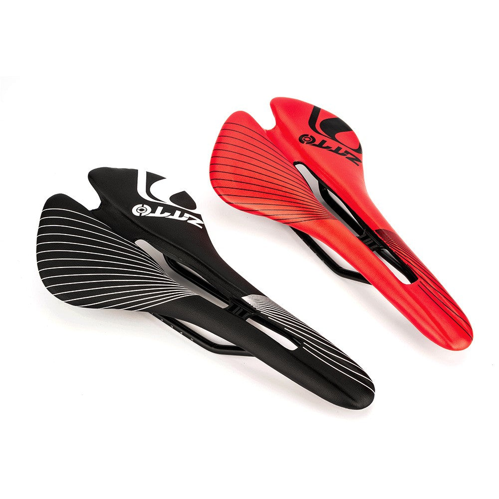 ZTTO 6610 Mountain Road Bike Leather Seat Cushion Ergonomic Hollow Bicycle Saddle