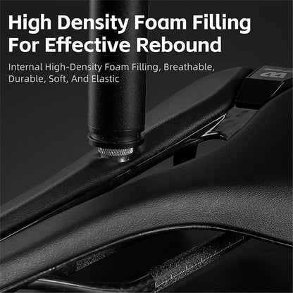 WEST BIKING YP0801204 Lightweight Carbon Fiber PU Leather Hollow Saddle Bike Seat Cushion