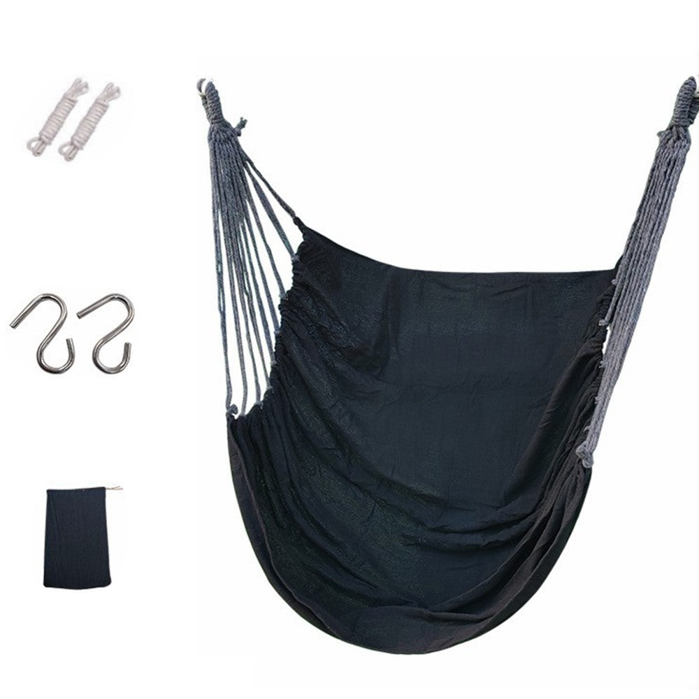 Outdoor Camping Patio Yard Canvas Hammock Chair Hanging Swing Seat
