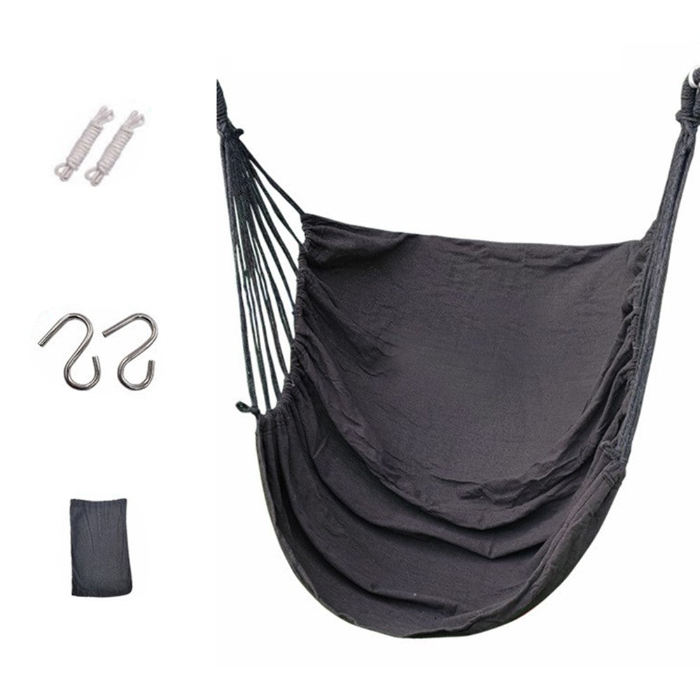 Outdoor Camping Patio Yard Canvas Hammock Chair Hanging Swing Seat
