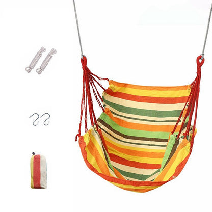 Outdoor Camping Patio Yard Canvas Hammock Chair Hanging Swing Seat