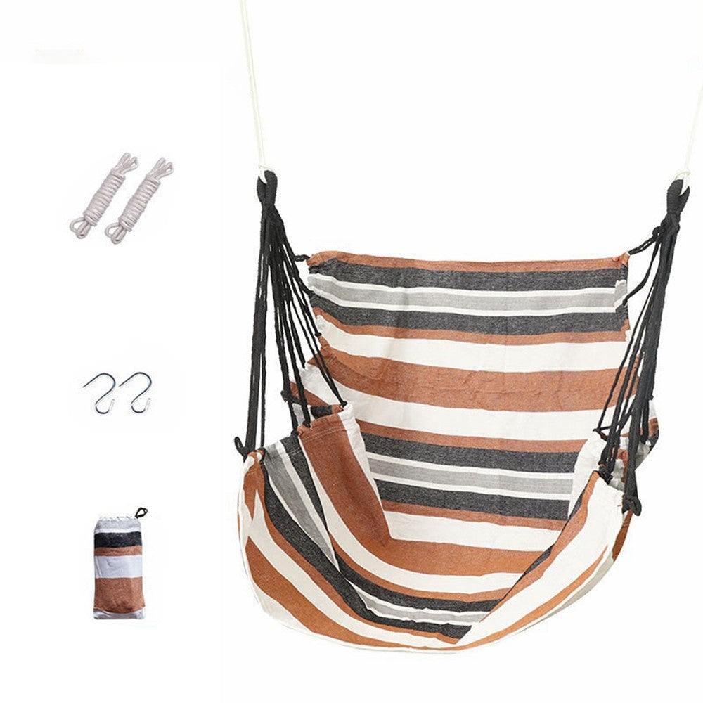 Outdoor Camping Patio Yard Canvas Hammock Chair Hanging Swing Seat