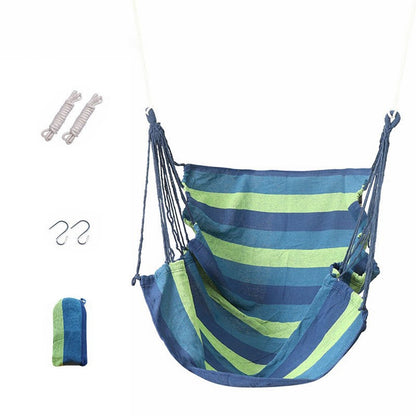 Outdoor Camping Patio Yard Canvas Hammock Chair Hanging Swing Seat