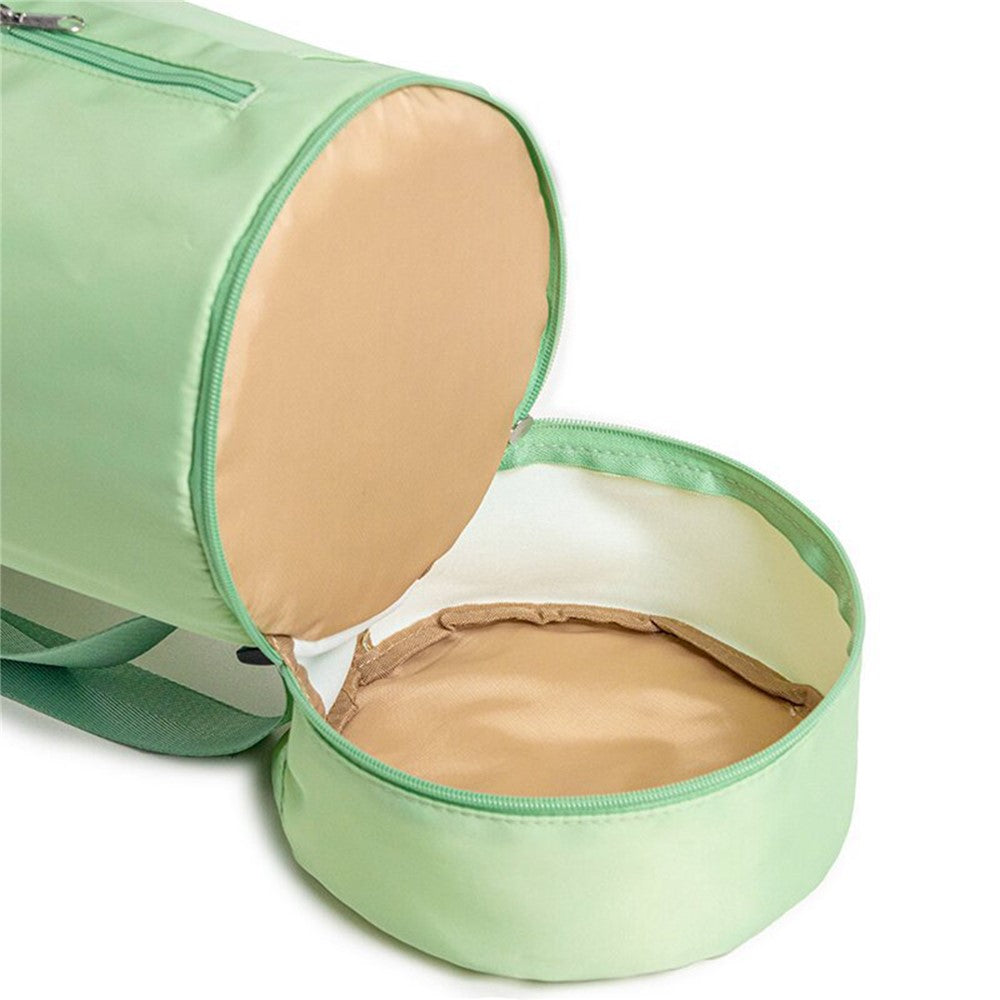 30L Large Capacity Portable Yoga Mat Storage Bag with Bottle Pocket and Wet Compartment