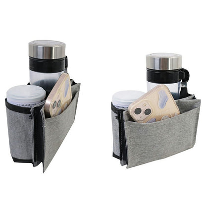 Travel Suitcase Cup Holder Hanging Bag Free Hands Oxford Cloth Luggage Bottle Pocket