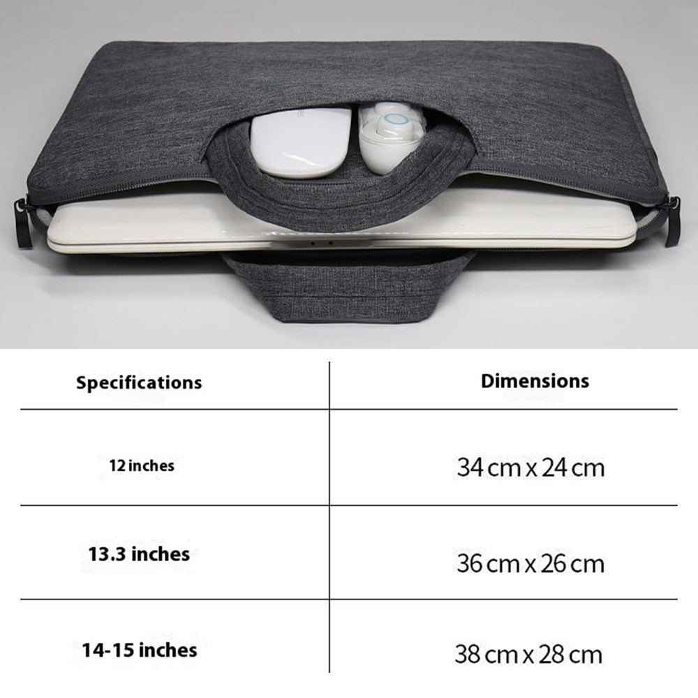 14 / 15 Inch Laptop Bag Water-Resistant Oxford Fabric Shockproof Carrying Case Computer Sleeve