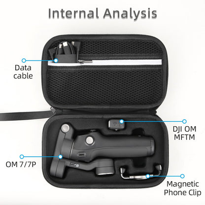 For DJI Osmo Mobile 7 Pro / Mobile 7 Stabilizer Portable Storage Bag Shockproof EVA Carrying Case