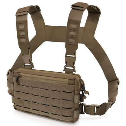Multifunction Tactical Vest Chest Bag Oxford Fabric Outdoor Hunting Molle Survival Bag