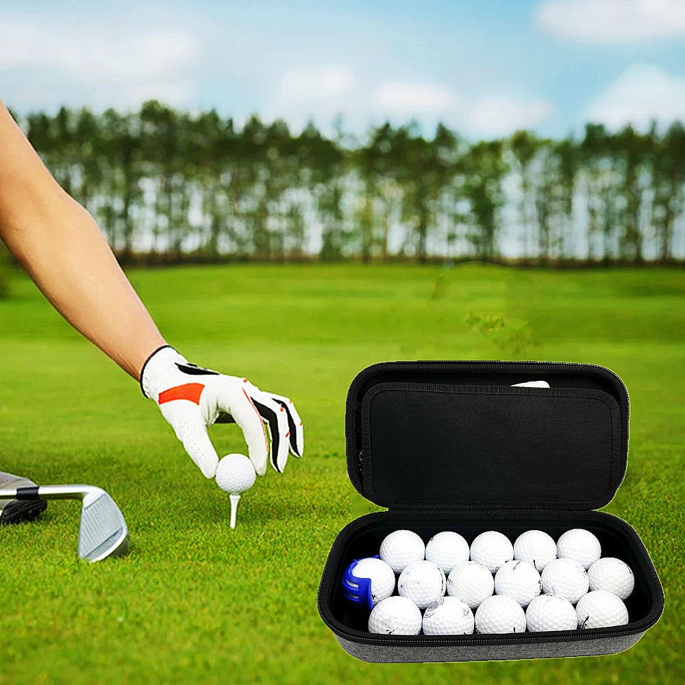 Golf Accessories Organizer Bag for Gloves Balls Tees Markers EVA Portable Storage Case