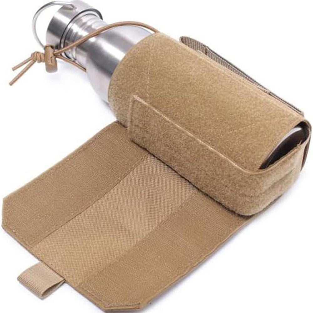 Adjustable Nylon MOLLE Waist Water Bottle Holder for Running Cycling Outdoor Kettle Carrier