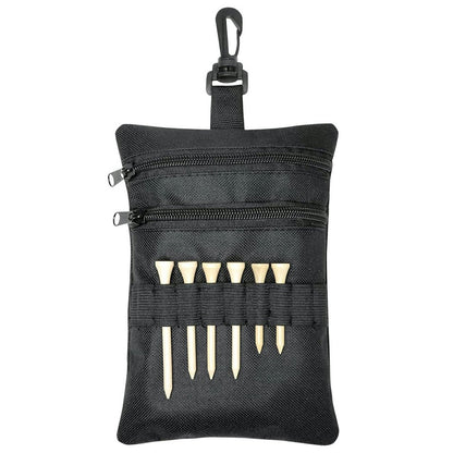 Golf Accessories Organizer Bag Oxford Fabric Waterproof Golf Ball Tee Holder Storage Pouch