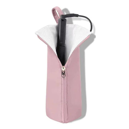 Curling Iron Storage Bag Heat Resistant Hanging Organizer Pouch for Hair Styling Tools