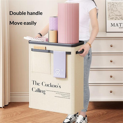 Foldable Yoga Mat Storage Bucket Space Saving Steel Frame Sports Equipment Organizer Basket