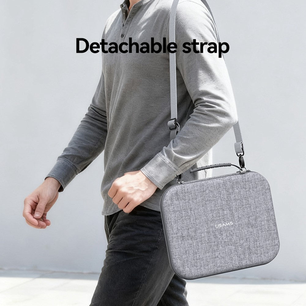 USAMS Jane08 Carrying Case for 14.6 Inch Laptops, Tablets Storage Bags EVA Hard Shell Sleeve with Plush Cushion / Shoulder Strap