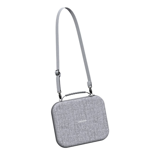 USAMS Jane07 Carrying Case for 12.6 Inch Laptops, Tablets Storage Bags EVA Hard Shell Sleeve with Plush Cushion / Shoulder Strap