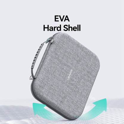 USAMS Jane07 Carrying Case for 12.6 Inch Laptops, Tablets Storage Bags EVA Hard Shell Sleeve with Plush Cushion / Shoulder Strap