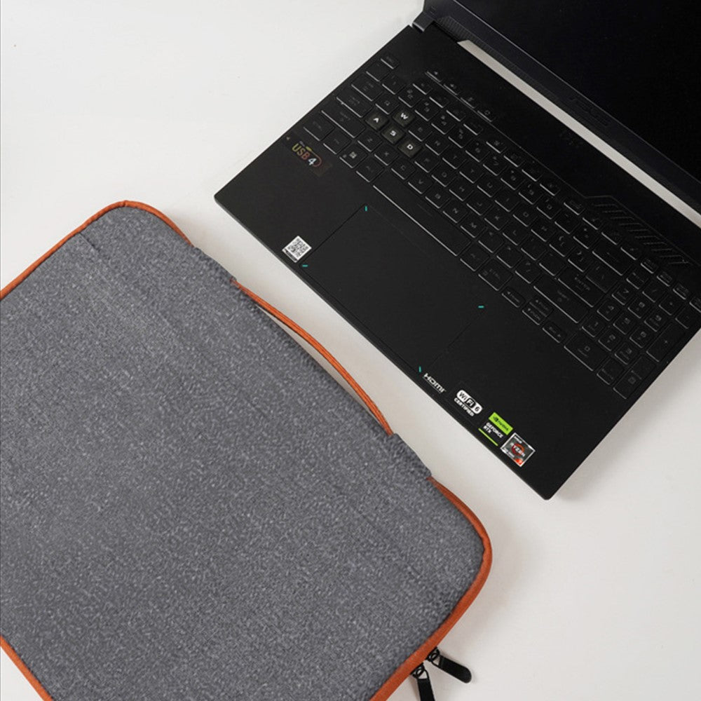 Laptop Case 13.3 inch Portable Laptop Sleeve Bag Waterproof Oxford Cloth Computer Sleeve with Front Pocket