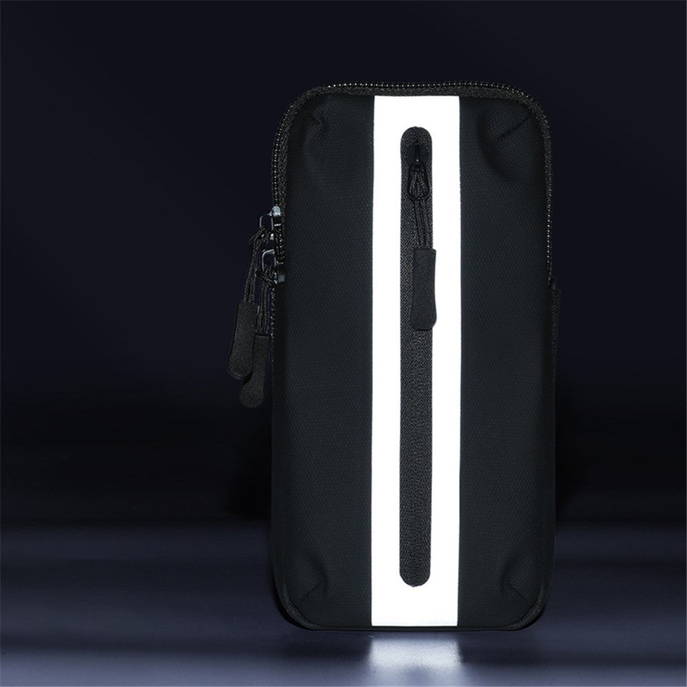 Oxford Fabric + Polyester Armband Phone Pouch Lightweight Cell Phones Bag for Outdoor Cycling