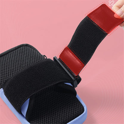 Cell Phone Armband for 6.8'' Phone PU Leather + Polyester Sweatproof Sports Arm Pouch Bag with Adjustable Elastic Band