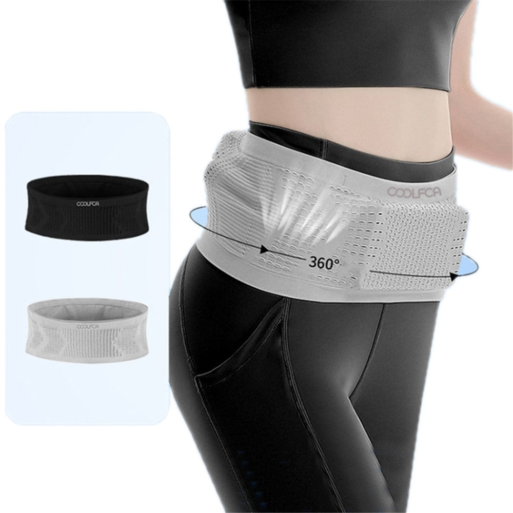 COOLFCA Outdoor Running Sports Waist Bag High Elastic Phone Pouch, Size: 14x65cm, for 65-105cm Waist