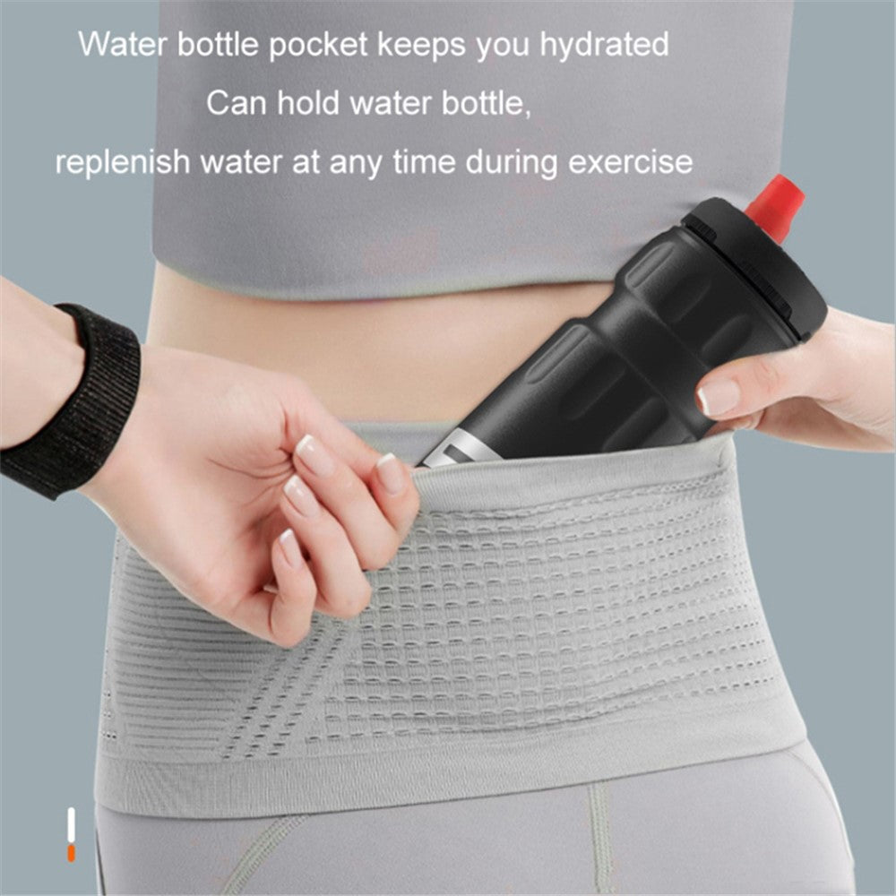 COOLFCA Phone Waist Bag Pouch Elastic Breathable Sports Running Belt, Size: 14x70cm, for 80-120cm Waist