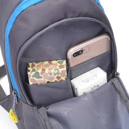 JUNLETU Men Women Chest Bag Nylon Single Shoulder Crossbody Bag with Detachable Bottle Bag