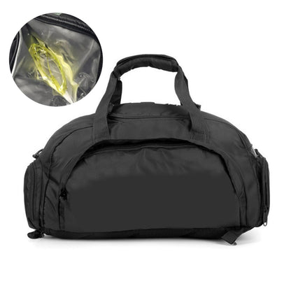 Women Sports Gym Bag with Wet Pocket, Shoes Compartment Yoga Fitness Workout Shoulder Bag