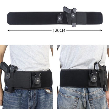 50 inch Tactical Belt Holster Wide Belt Waistband Military Neoprene Elastic Pistol Holster
