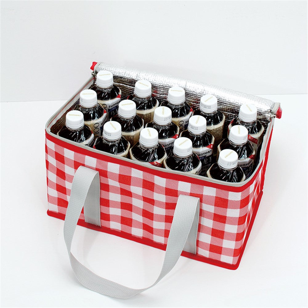 Outdoor Picnic Bag Thickened Aluminum Film 600D Oxford Cloth Insulation Food Drink Storage Bag