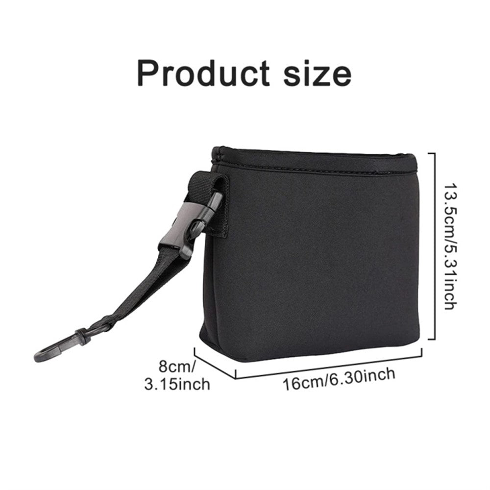 Golf Club Ball Waterproof Cleaning Bag Golf Club Groove Cleaner with Detachable Buckle