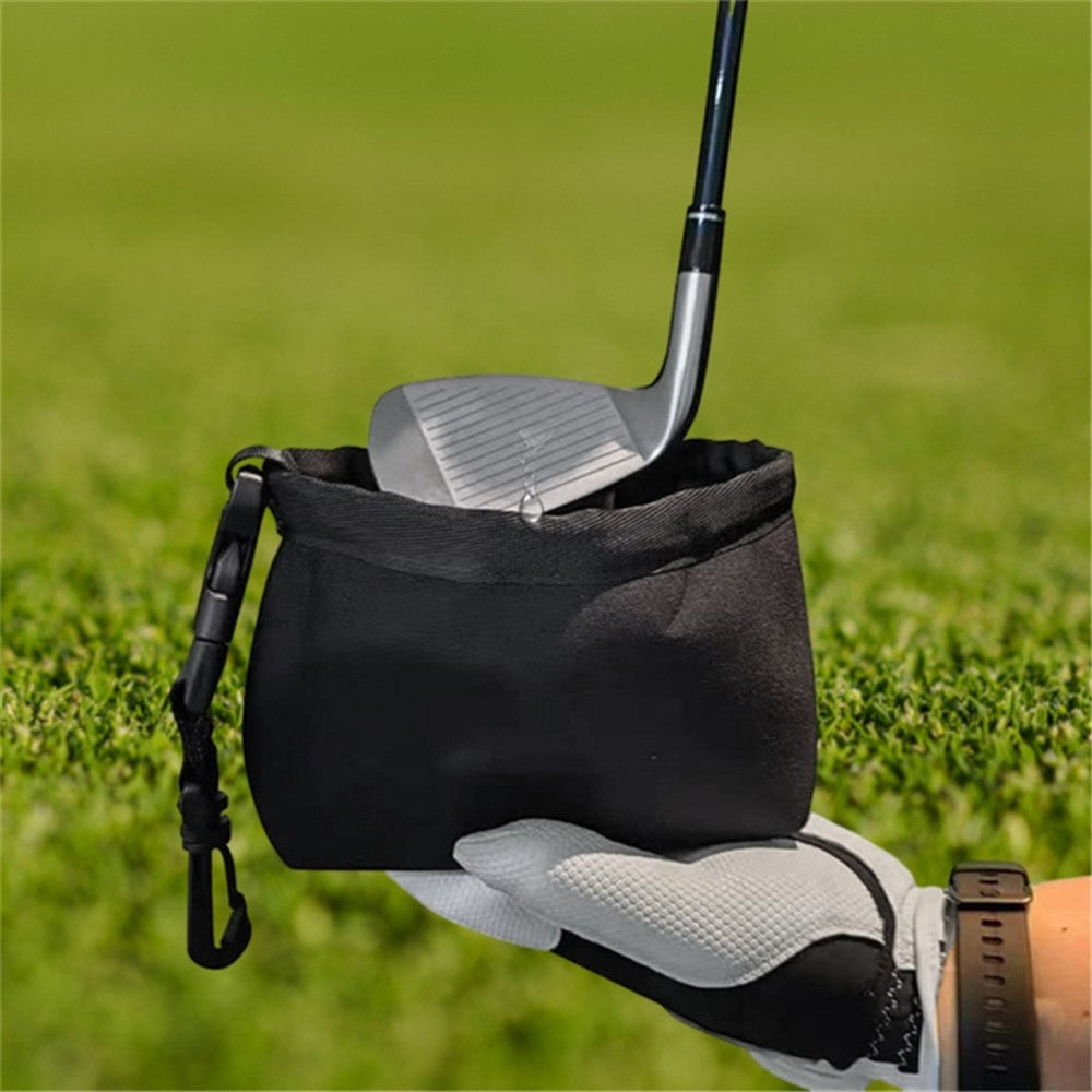 Golf Club Ball Waterproof Cleaning Bag Golf Club Groove Cleaner with Detachable Buckle