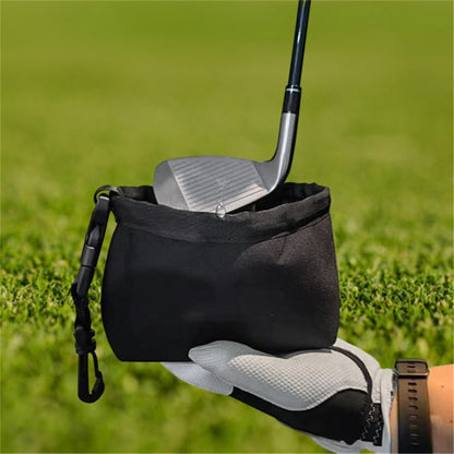 Golf Club Ball Waterproof Cleaning Bag Golf Club Groove Cleaner with Detachable Buckle
