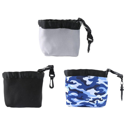 Golf Club Ball Waterproof Cleaning Bag Golf Club Groove Cleaner with Detachable Buckle