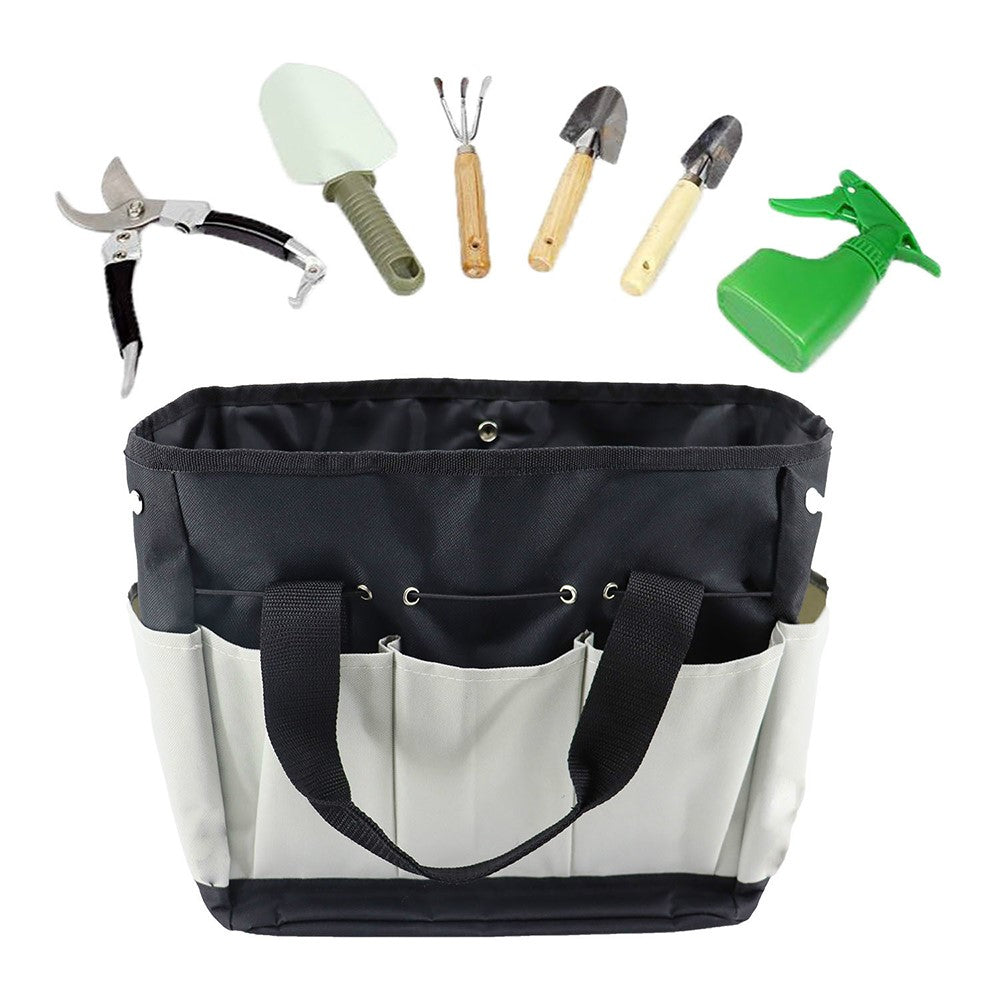 KG0006 Multiple Pockets Gardening Tool Storage Bag Oxford Cloth Gardener Carry Bag Tote Bag