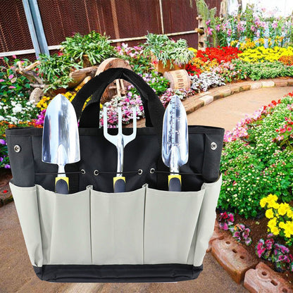 KG0006 Multiple Pockets Gardening Tool Storage Bag Oxford Cloth Gardener Carry Bag Tote Bag