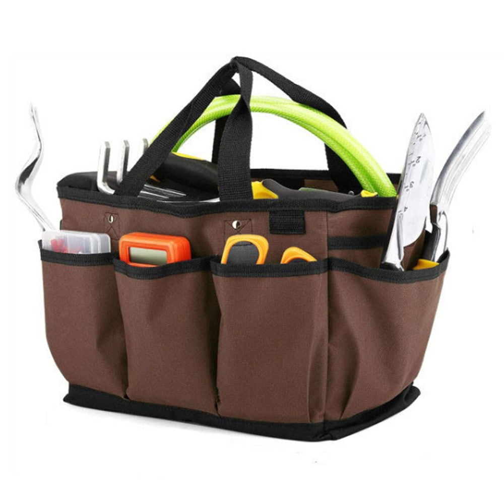 KG0050 Gardening Tool Storage Bag Oxford Cloth Multiple Pockets Plant Tool Kit Tote